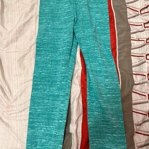Old Navy Teal Marled Activewear